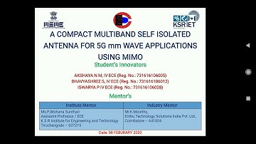 A compact multiband self isolated antenna for 5G mm  wave  applications