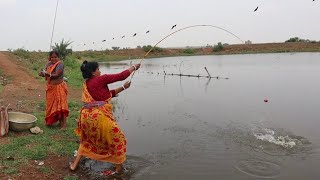 Fishing Video || We all should learn different fishing techniques from village boys || Fish Hunting