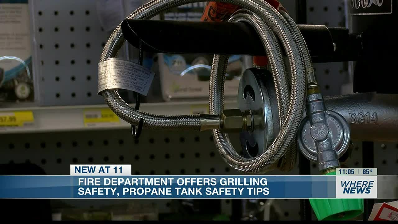 Grilling, propane safety tips from local fire department