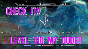Skyrim -- How To Level Up Conjuration Very Quickly