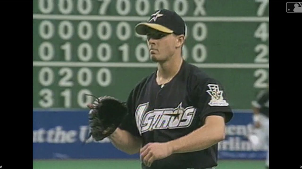 Billy Wagner - 1996 Astros vs. Giants highlights, Billy gets a 5K, 6-Out  Save