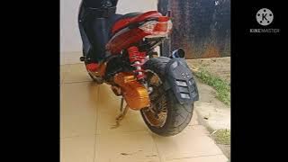 Tampilan Mio lebih garang memakai ban besar
