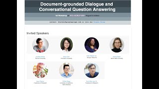 Jason Weston - Invited talk at DialDoc Workshop@ACL2021