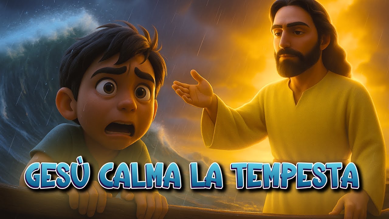 Gesù calma la tempesta – Canzone Biblica per Bambini | Storia Animata
