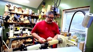 Tom Kovalcik Turns a Gnome (Gonk) Using 5 of the 6 Basic Turning Tools