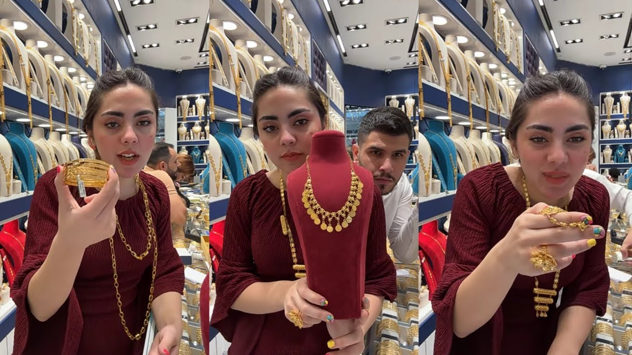 عروض جديدة من مجوهرات احمد  واتساب احمد   07703593900 عنوان  بغداد  البنوك  سوق الميثاق