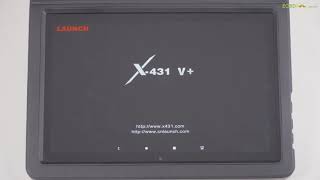 Launch X431 V+ /X431 Pro3 Registration Demo