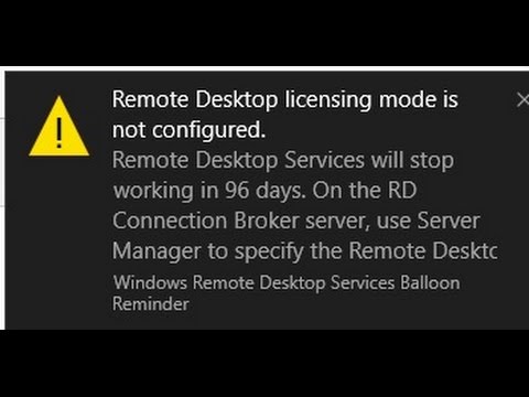 remote desktop ไม่ได้  Update 2022  Multipoint Server 2016 Error: Remote Desktop licensing mode is not configured