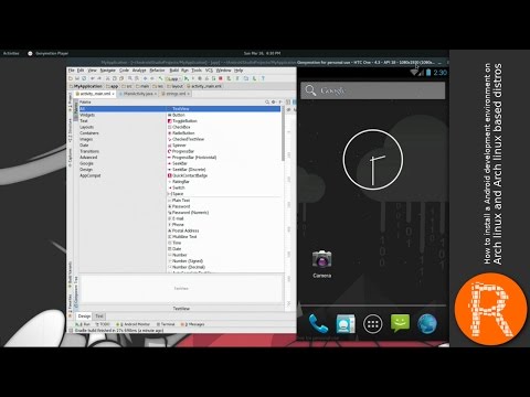 How to install a Android development environment on  Arch linux and Arch linux based distros