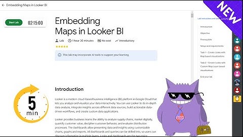 Embedding Maps in Looker BI  | #2025 | #|#qwiklabs |Solution