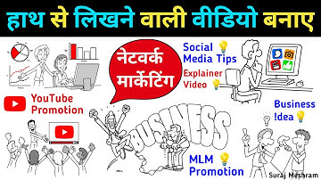 Whiteboard Animation Video बनाए । MLM । Network Marketing । Animation Video Maker । Explainer Video