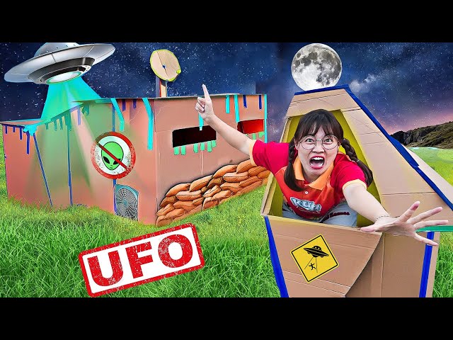 Hà Sam Khám Phá Hầm Trú Ẩn Carton Bí Ẩn Của UFO Người Ngoài Hành Tinh class=