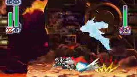 Megaman X4 - Zero vs. Magma Dragoon (No Damage Clear)
