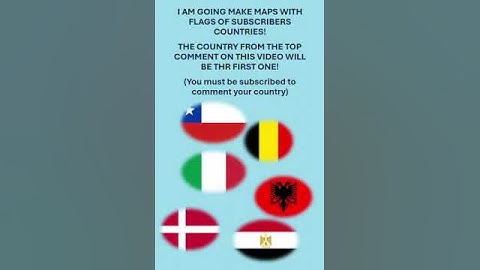 Making maps of Subscribers countries! #maps #flags