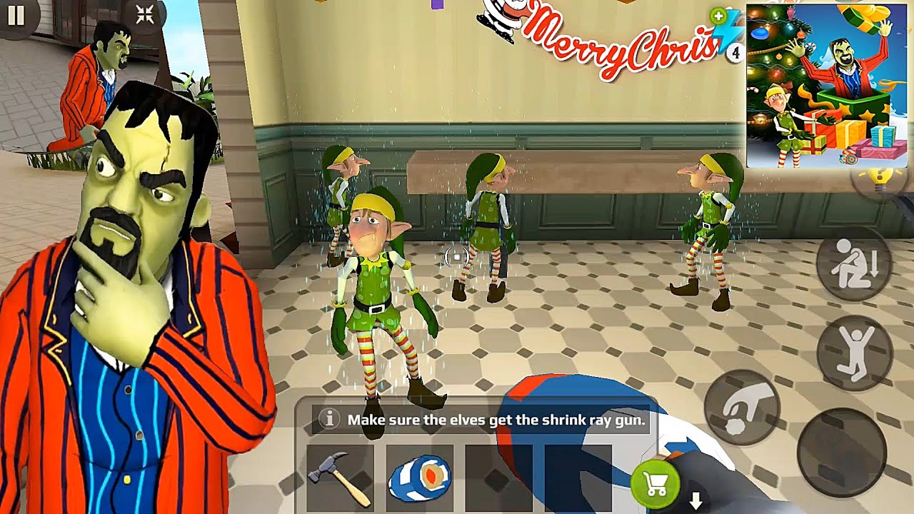 Scary Stranger 3D - Elf on the Shelf - A Christmas Debacle | New Update New Level