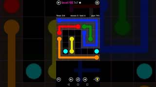 Flow free level 96-100 7x7 Mania walkthrough | Flow Free Gameplay | KHILADI_GENIUS GAMING screenshot 2