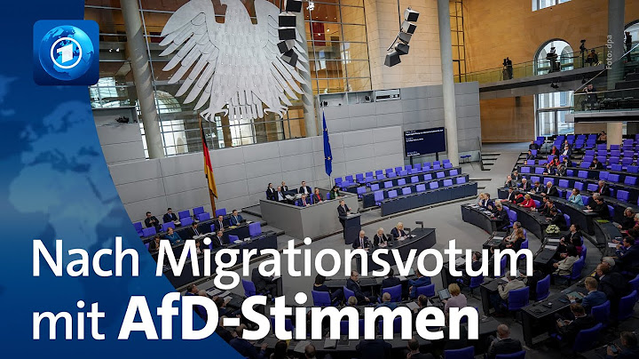 Kritik nach Migrationsvotum im Bundestag mit AfD-Stimmen