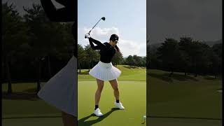 Beatiful Korean Golfer Perfect  #koreanbeauties #koreangolfer #korean #golfswing #golf #viral#kore#