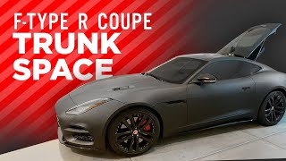 Jaguar F-Type R Coupe Trunk Space