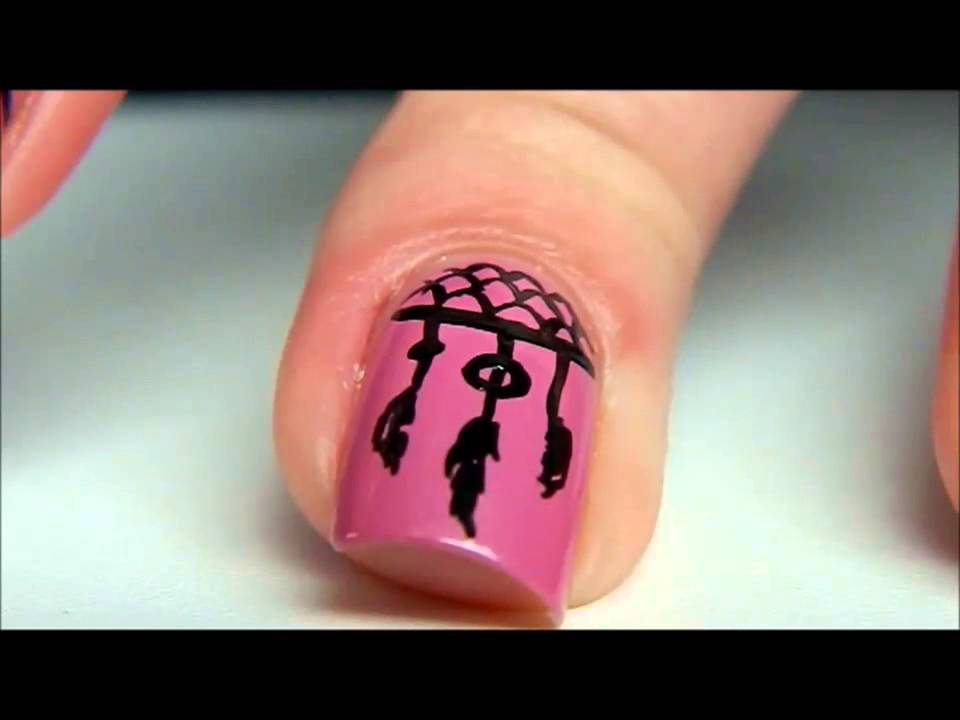 Tutorial: 5 Nail Designs In 5 Minutes! Dreamcatcher, Bow, Tribal Tutorial: 5 Nail Designs in 5 Minutes! Dreamcatcher, Bow, Tribal, Heart & Feather :) - YouTube - Tutorial: 5 Nail Designs In 5 Minutes! Dreamcatcher, Bow, Tribal
