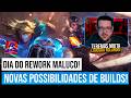 Dia do rework MALUCO! Kennen AS, Xin Zhao AP, Ezeal AP,  Teemo AD!