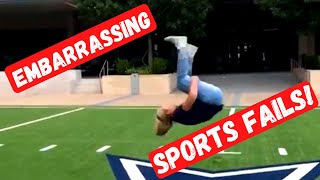 EMBARRASSING SPORTS FAIL!  - slips, trips, falls & mayhem - Funny & embarrassing moments in sport!