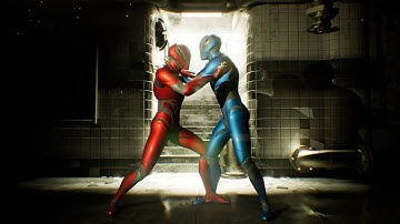 UE5 Lyra Subway Fight Scene | Unreal Engine 5