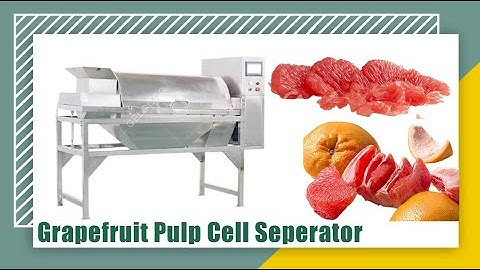Grapefruit Pulp Cell Separating Machine Orange Lemon Citrus Pulp Cell Seperator