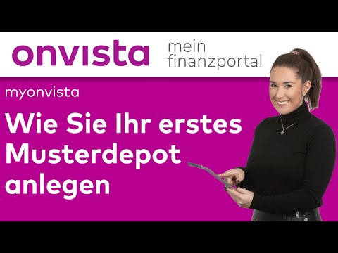 Das neue onvista Musterdepot - Musterdepot anlegen