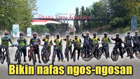 Gowes waduk jatiluhur ‼️ tanjakannya bikin lemes