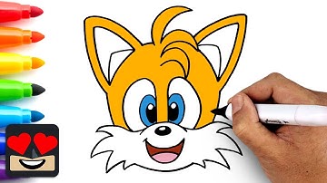 How To Draw Tails | Sonic the Hedgehog