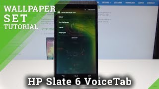 How to Change Wallpaper on HP Slate 6 VoiceTab - Set Home & Lock Screen screenshot 5