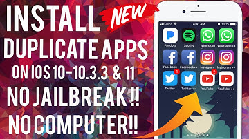 NEW! How to get Duplicate Apps iOS 10-10.3.3/11 NO Crash NO JAILBREAK on iPhone,iPad for FREE!!