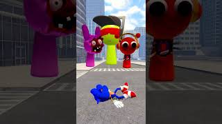 SPRUNKI versus SONIC RANGERS in GARRYS MOD GAME Story part9 #sprunki #sonic #garrysmod #powerrangers
