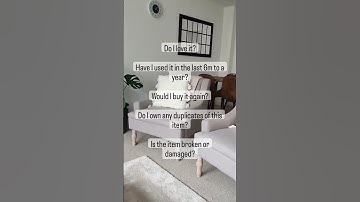 10 questions to help you declutter your home #minimalist #declutter #clutterfree