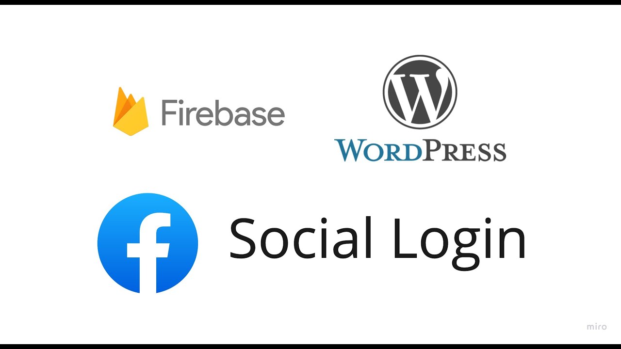 WordPress Facebook login via Firebase