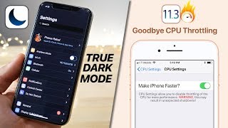 iPhone X Dark Mode Tweak! iOS 11.3 CPU Throttling Toggle & 11.2.2 Jailbreak!?