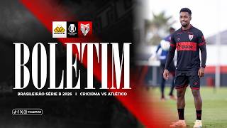 🇹🇹BOLETIM DO DRAGÃO - CRICIÚMA X ATLÉTICO GOIANIENSE - SÉRIE B