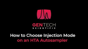 How To Choose Injection Mode on an HTA Autosampler