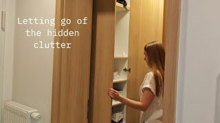 Letting go of the little items Decluttering