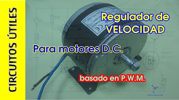Regulador de POTENCIA PWM para motores DC. Circuitos Útiles 12