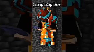 Senpai Big Brain 🧠 💀 | @SenpaiSpider | #minecraft #senpaispider #editSenpai Spider Face Reveal 😍