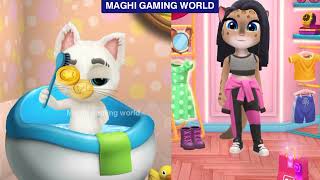 Oscar The Cat :Virtual pet 🆚 My Talking Angela screenshot 5
