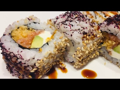 Smoked Salmon Uramaki Sushi Roll With Avocado Recipe New 2019 Sushi Series 2