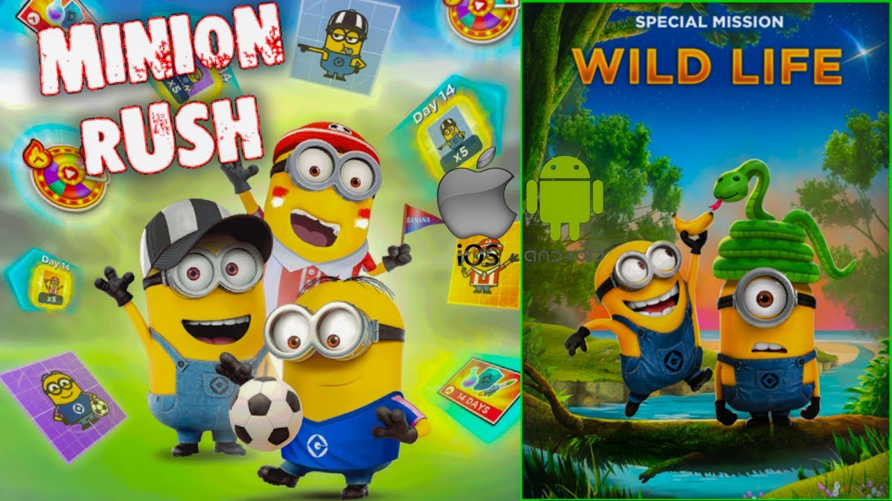 Minion Rush - Mission 2 (12/40) mission 4 (12/40). Walkthrough.