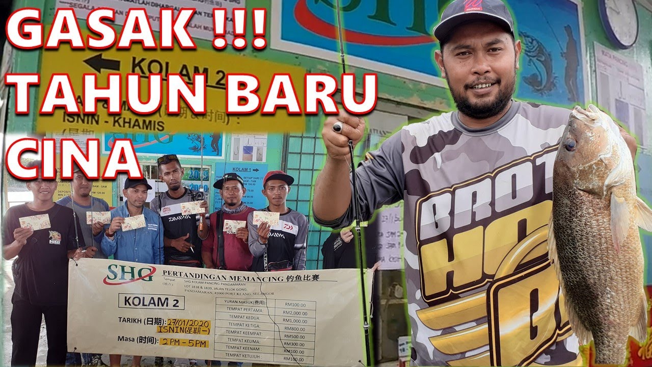 Gasak Kolam SHG Pandamaran | Game Tahun Baru Cina