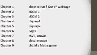 Java script training lesson 1