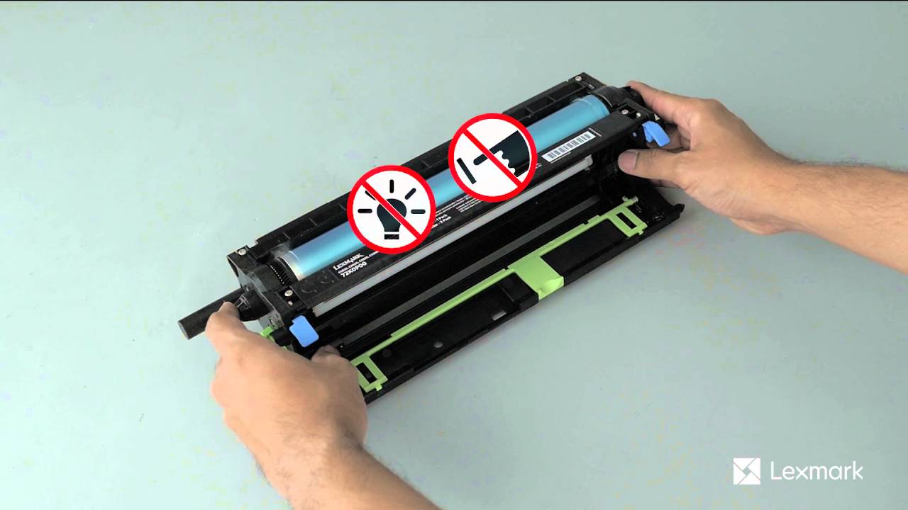 Lexmark CX820 Developer Unit Takılması - YouTube