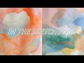 paint with me ep. 3 | pastel abstract sketchbook spread