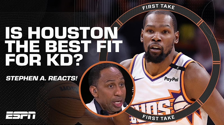 Stephen A. says he LOVES Houston for KD 👀 + How would title change thoughts on Hali? 🤔 | First Take